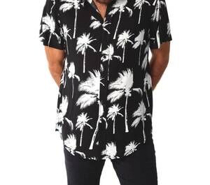 NEW PX amari rayon shirt in black